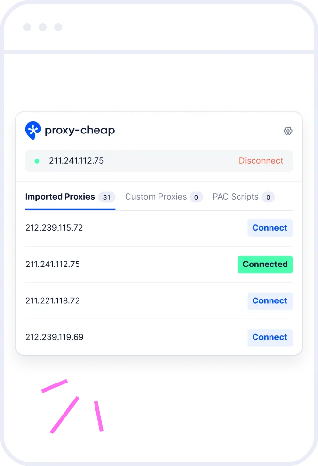 Proxy manager